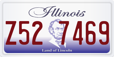 IL license plate Z527469