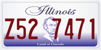 IL license plate Z527471