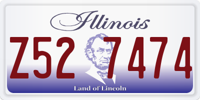IL license plate Z527474