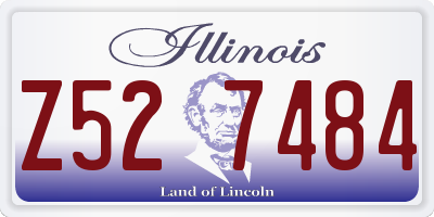 IL license plate Z527484