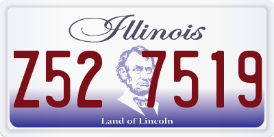 IL license plate Z527519