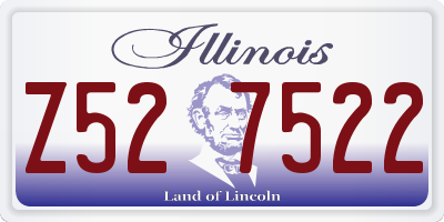 IL license plate Z527522