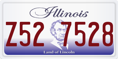 IL license plate Z527528