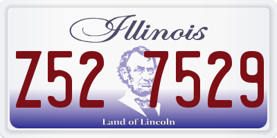 IL license plate Z527529