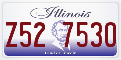 IL license plate Z527530