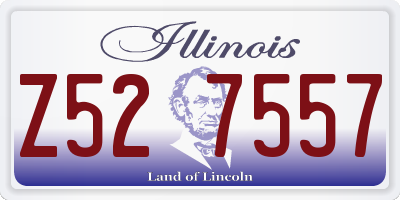 IL license plate Z527557