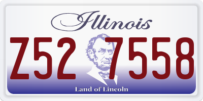 IL license plate Z527558