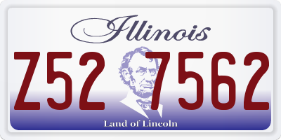 IL license plate Z527562
