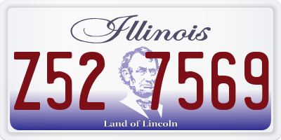 IL license plate Z527569