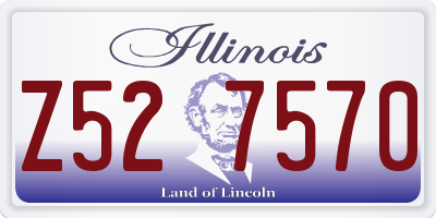 IL license plate Z527570