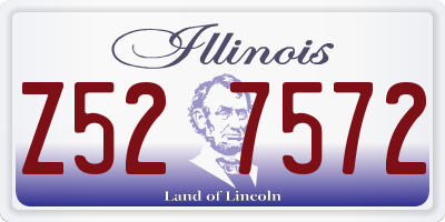 IL license plate Z527572