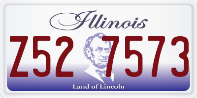 IL license plate Z527573