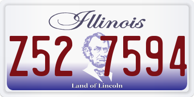 IL license plate Z527594