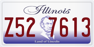 IL license plate Z527613