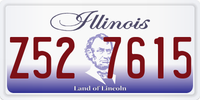IL license plate Z527615