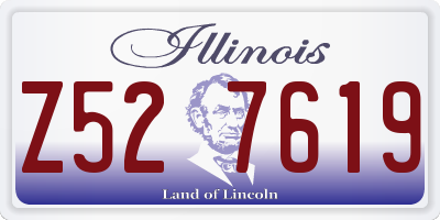 IL license plate Z527619