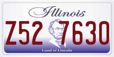 IL license plate Z527630