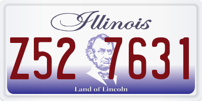 IL license plate Z527631