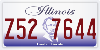 IL license plate Z527644
