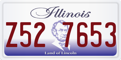 IL license plate Z527653