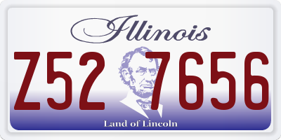 IL license plate Z527656