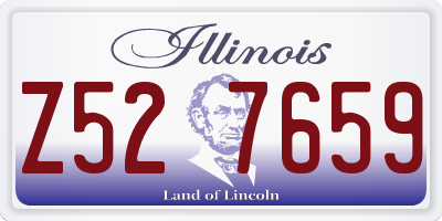 IL license plate Z527659