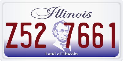 IL license plate Z527661