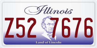 IL license plate Z527676