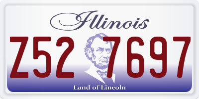 IL license plate Z527697