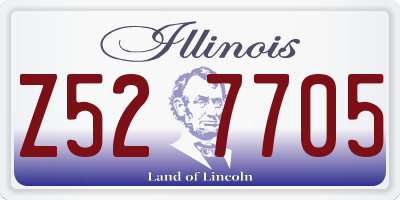 IL license plate Z527705