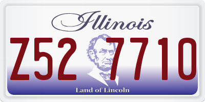 IL license plate Z527710