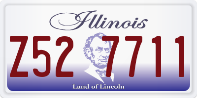 IL license plate Z527711