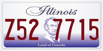 IL license plate Z527715