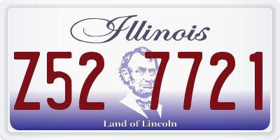 IL license plate Z527721
