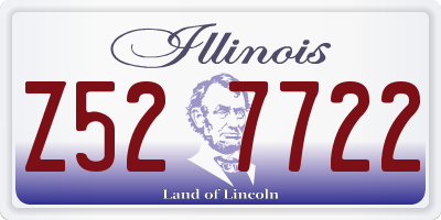 IL license plate Z527722
