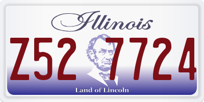 IL license plate Z527724