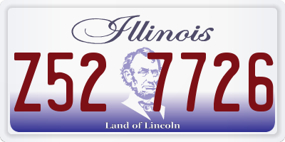 IL license plate Z527726