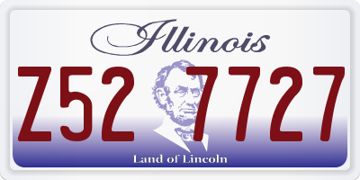 IL license plate Z527727