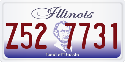 IL license plate Z527731