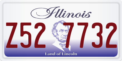 IL license plate Z527732