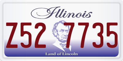 IL license plate Z527735