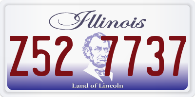 IL license plate Z527737