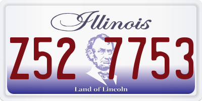 IL license plate Z527753