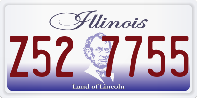 IL license plate Z527755