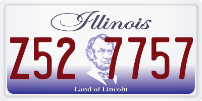 IL license plate Z527757
