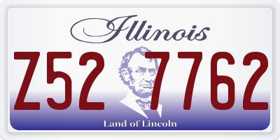 IL license plate Z527762