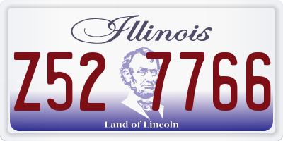IL license plate Z527766
