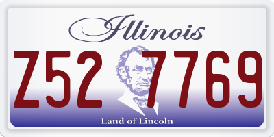 IL license plate Z527769