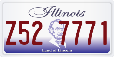 IL license plate Z527771