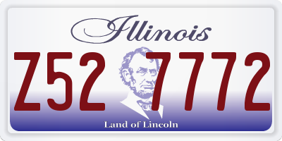 IL license plate Z527772